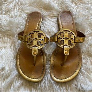 Tory Burch Gold Sandals